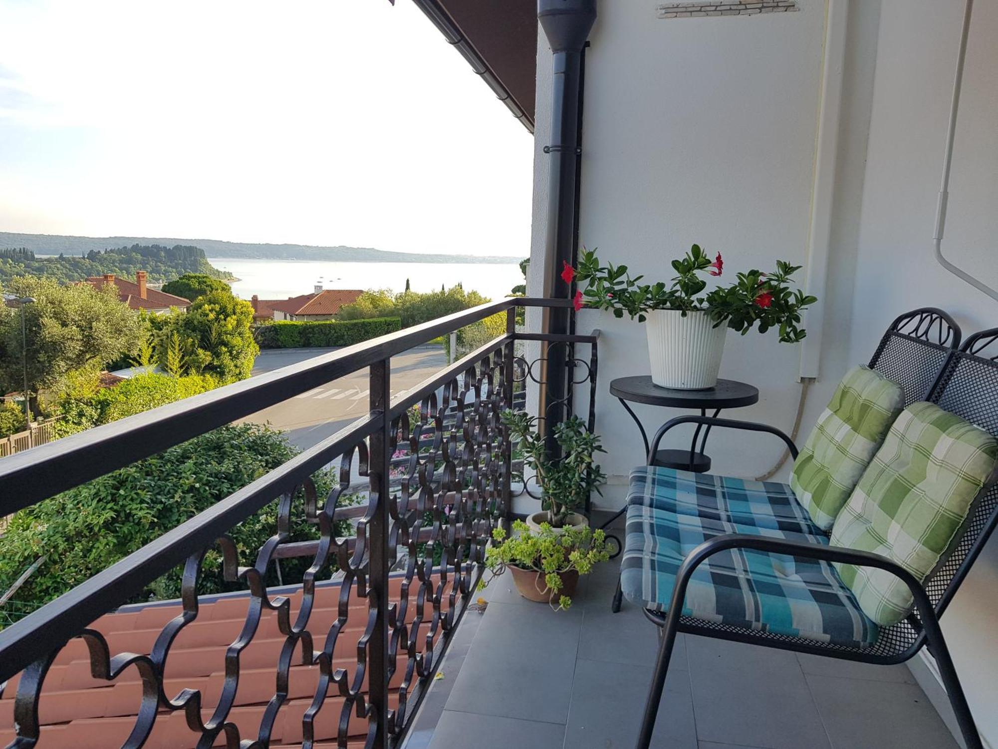 Tramontana Apartman Lucija Kültér fotó